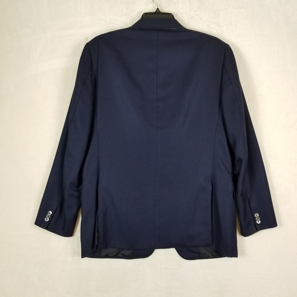 John W. Nordstrom Blazer Men 44L Navy Loro Piana 100% Cashmere Sport Coat Napoli - Picture 2 of 10